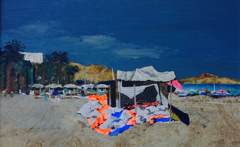 painting of a beach in Valencia